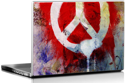 Seven Rays Peace Graffitt Vinyl Laptop Decal 15.6