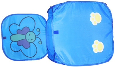 Zesture 5 L Blue Laundry Basket(Fibre)