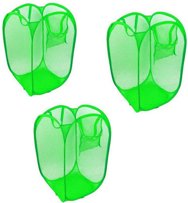 HMO India 3 L Green Laundry Basket(Net)