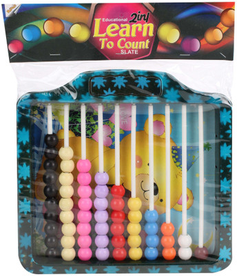 Ratnas learn and count slate 2 in 1(Multicolor)