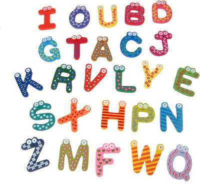 Magideal Letter Alphabet Fridge Magnets(Multicolor)