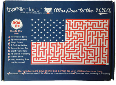 Traveller Kids Atlas Goes to the U.S.A(Multicolor)