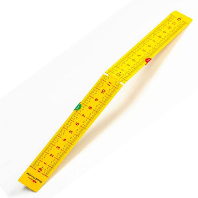 Math Buddy Labs Time Ruler(Yellow)