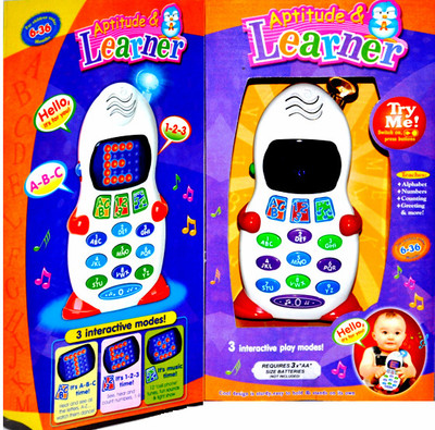 Jouet Learner Toy Phone Early Development(White)