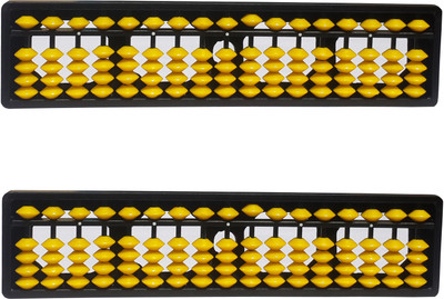Sae Fashions 17 ROD YELLOW ABACUS KIT SET OF 2(Yellow)