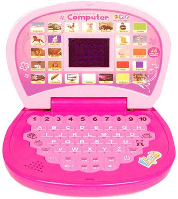 Aquaras MINI EDUCATIONAL LAPTOP(WITH DISPLAY)(Pink)