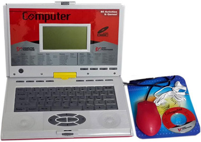 Artek 80 Activities Talking Educational Laptop with Mouse, CD Drive for Kids(Red)