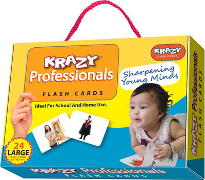 Krazy Krazy Proffesional Flash Cards(Multicolor)