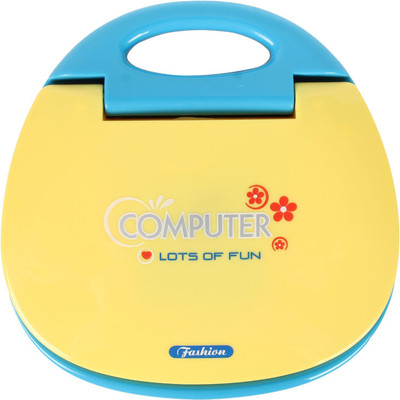 Umangdeal EDUCATIONAL LEARNING LED LAPTOP TOY(Yellow)