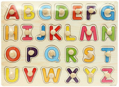 youniquetoys Wooden alphabet(Multicolor)
