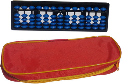 Sae Fashions 13 ROD BLUE ABACUS KIT WITH POUCH(Blue)