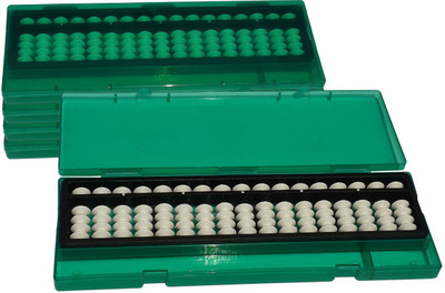 Sae Fashions 17 ROD WHITE ABACUS KIT WITH BOX SET OF 5(White)