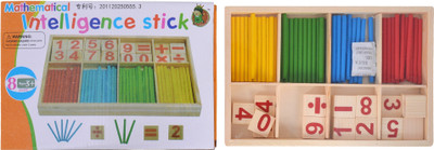 SN toy zone Wooden Intelligence Stick Education Building Blocks Montessori Mathematical(Multicolor)
SN toy zone Wooden Intelligence Stick Education Building Blocks Montessori Mathematical(Multicolor)