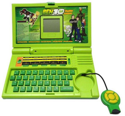 Toyoz Ben 10 English Learner Kids Laptop(Green)