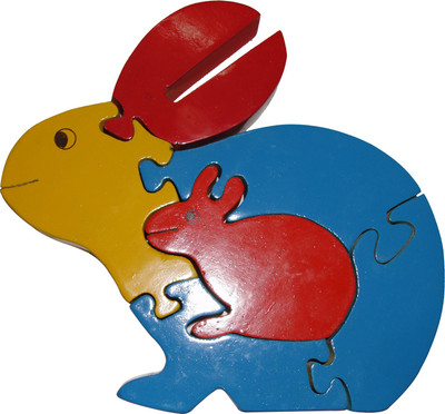 Little Genius Rabbit(Red, Yellow, Blue)