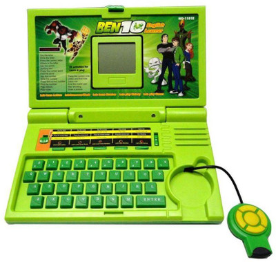 AR Enterprises educational toy KIDS LAPTOP AND GAME(Green)