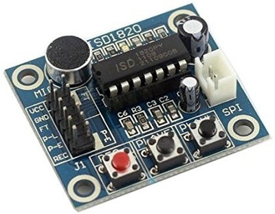 Robodo Isd1820 Sound/Voice Board Recording Recorder Playback Module On-Board Microphone(Green)
Robodo Isd1820 Sound/Voice Board Recording Recorder Playback Module On-Board Microphone(Green)