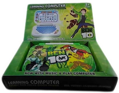 Shop & Shoppee Ben10 Mini English Leaning Laptop Toy(Blue, Green)