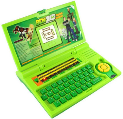 24 Carat NEW Ben 10 English learner laptop for Kids(Green)