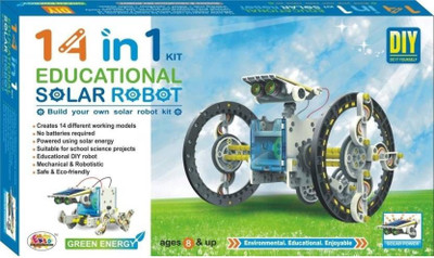 Ekta 14in1 Educational Solar Robot DIY Kit (Multicolor)(Multicolor)