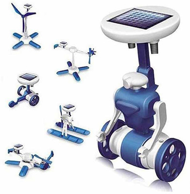 Prro Solar Energy Kit Robot - 6 In 1(Multicolor)