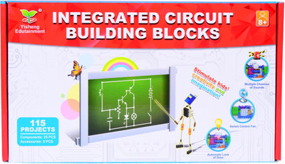 Planet of Toys Science Integrated Electronic Circuit Building Blocks - Create Exciting 115 Projects(Multicolor)
Planet of Toys Science Integrated Electronic Circuit Building Blocks - Create Exciting 115 Projects(Multicolor)