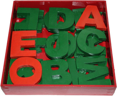 Enigmatic Woodworks Wooden Magnetic English Alphabets (All Face Colored)(Large)(Green, Red)
Enigmatic Woodworks Wooden Magnetic English Alphabets (All Face Colored)(Large)(Green, Red)
