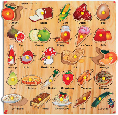 Skillofun Alphabet Food Tray(Multicolor)
