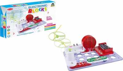 Rotobotix Electronic Blocks Snap Cirkits SC116 - FUN with Logic Circuits & Radio(Multicolor)
Rotobotix Electronic Blocks Snap Cirkits SC116 - FUN with Logic Circuits & Radio(Multicolor)