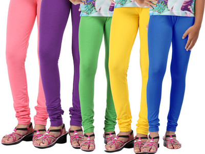 Greenwich Legging For Girls(Pink, Ltpink & purple & green & yellow & blue