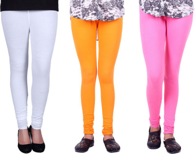 Alisha Legging(Multicolor, Solid, Off white