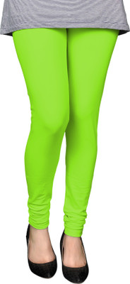PAMO Legging(Light Green, Solid, Parrot green / neon green