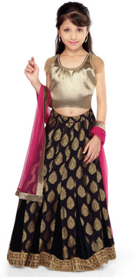 K&U Girls Lehenga Choli Ethnic Wear Self Design Lehenga Choli(Multicolor, Pack of 1), Gold;blue
K&U Girls Lehenga Choli Ethnic Wear Self Design Lehenga Choli(Multicolor, Pack of 1), Gold;blue