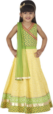 SuperYoung Girls Lehenga Choli Ethnic Wear Printed Ghagra Choli(Yellow, Pack of 1
SuperYoung Girls Lehenga Choli Ethnic Wear Printed Ghagra Choli(Yellow, Pack of 1