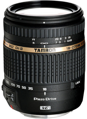 Tamron 18 - 270 mm F/3.5-6.3 Di II PZD Lens Lens(Black)