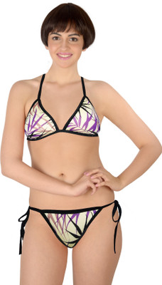 Selfcare Casual Lingerie Set, Purple;skin