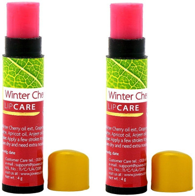 Jovees Winter Cherry Lip Care Pack Of 2 Fruity(Pack of: 2, 8 g)