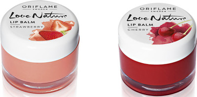 Oriflame Sweden Love nature lip balms set strawberry, cherry(Pack of: 2, 14 g)
Oriflame Sweden Love nature lip balms set strawberry, cherry(Pack of: 2, 14 g)