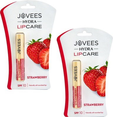 Jovees Strawberry Lip Care (Pack Of 2) Strawberry(Pack of: 2, 2 g)