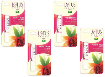 Lotus HERBALS Lip Therapy Velvety Rose (( Pack 4 )) (( 4g * 4 )) Velvety Rose(Pack of: 4, 16)
Lotus HERBALS Lip Therapy Velvety Rose (( Pack 4 )) (( 4g * 4 )) Velvety Rose(Pack of: 4, 16)