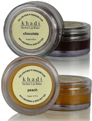 Khadi Natural Lipcare Combo 2 - Chocolate, Peach Lip Balm Fruity-Flavour, Chocolate-Flavour(20 g)
Khadi Natural Lipcare Combo 2 - Chocolate, Peach Lip Balm Fruity-Flavour, Chocolate-Flavour(20 g)