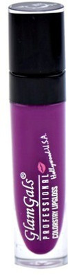 GlamGals Matte Finish Colorstay Lipgloss(7 ml, Violet Purple)
