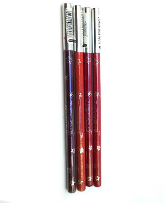 7 Heaven's Glimmersticks for eyes & Lips(Sexy Nude, Peach, Intense Fuchsia, Purple)