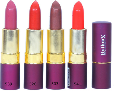 Rythmx Purple Lipstick 539 526 503 541(Multicolor)
