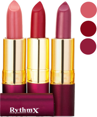 Rythmx Matte Lipstick Combo 415 429 436(Multicolor,)