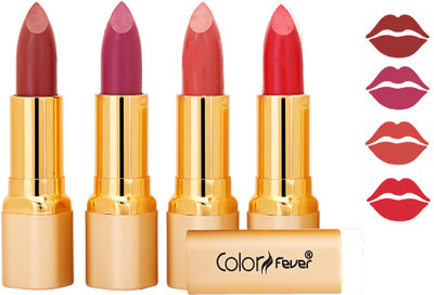 Color Fever Exclusive Long Lasting Intense Wear Matte Lipstick (Multicolor) 07(Mauve, Plum, Peach, Red, 16.8 g)
Color Fever Exclusive Long Lasting Intense Wear Matte Lipstick (Multicolor) 07(Mauve, Plum, Peach, Red, 16.8 g)