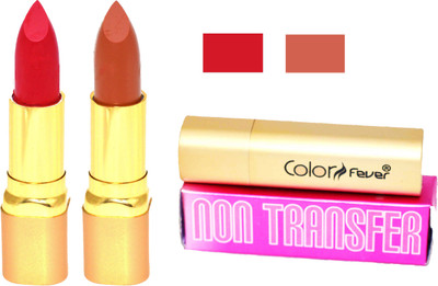 Color Fever Lipstick Red Set 172(Light Orange, Red, 8.4 g)