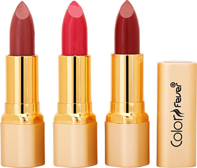 Color Fever Non Transfer Premium Soft Matte Lipstick Set of 3 ( Mauve Neon Mauve Colors) 048(Multicolor, 12.6 g)
Color Fever Non Transfer Premium Soft Matte Lipstick Set of 3 ( Mauve Neon Mauve Colors) 048(Multicolor, 12.6 g)