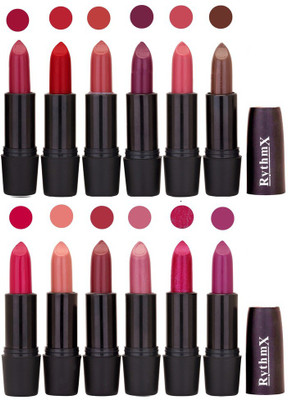 Rythmx Lipstick Wholesale Rate All Color Combo Set(Shade - 65)