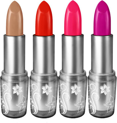 Organistick Organistick Lipstick Combo Pack: Orange Red, Earthy, Hot Pink and Mauvish Purple(Multicolor)
Organistick Organistick Lipstick Combo Pack: Orange Red, Earthy, Hot Pink and Mauvish Purple(Multicolor)
